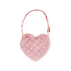 Bolso de corazón de peluche